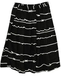 COMME DES GARÇON BLACK - Printed Skirt - Lyst