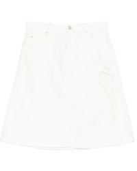 Marni - Flower-Embroidered A-Line Skirt - Lyst