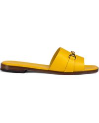 Doucal's - Leather Slides - Lyst