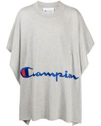 ANREALAGE X Champion Deconstructed T-shirt - Grey