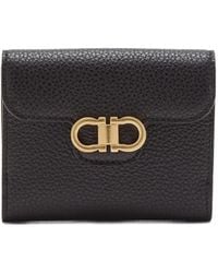 Ferragamo - Portemonnaie mit Gancini-Detail - Lyst