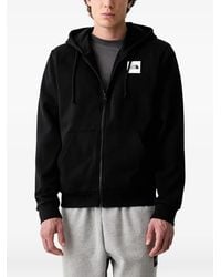 The North Face - Logo-Patch Zip-Up Hoodie - Lyst