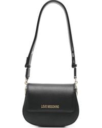 Love Moschino - Sac À Bandoulière À Plaque Logo - Lyst