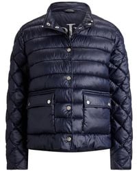 Ralph Lauren - Quilted Mockneck Jacket - Lyst