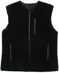 Homme Plissé Issey Miyake - Pleated Zip-Up Gilet - Lyst