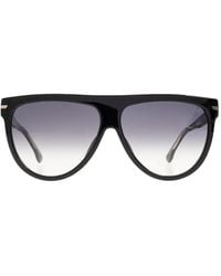 Victoria Beckham - Lunettes De Soleil À Détail Logo - Lyst