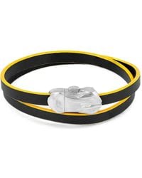 Tateossian - Double-Wrap Leather Bracelet - Lyst