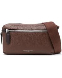 Aspinal of London - Reporter Compact Leather Crossbody Bag - Lyst
