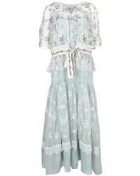 Biyan - Gilga Embroidered Tulle Dress - Lyst