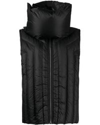 Rick Owens - Gilet Matelassé À Col Montant - Lyst