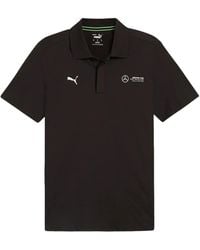 PUMA - X Mercedes Amg Petronas F1 Team Logo-detail Polo Shirt - Lyst