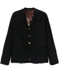 CHIAHUNG SU - Blazer Con Efecto Envejecido - Lyst