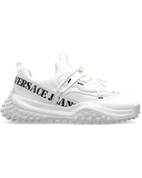 Versace Jeans Couture - Logo-Lettering Lace-Up Sneakers - Lyst