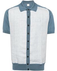 Pal Zileri - Camisa con paneles de punto - Lyst