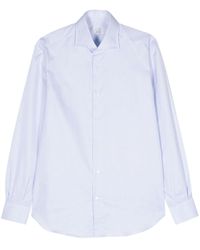 Mazzarelli - Long-sleeve Cotton Shirt - Lyst