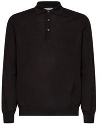 D4.0 - Long-Sleeve Polo Shirt - Lyst