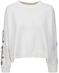 HTC - Stud-Embellished Paisley-Pattern Sweatshirt - Lyst