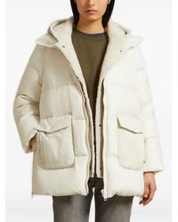 Yves Salomon - Hooded Flap-Pocket Coat - Lyst