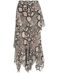 AllSaints - Jupe Cassie À Coupe Mi-Longue - Lyst