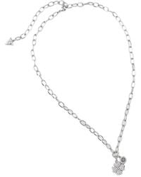 Guess - Love Bites Crystal-Embellished Flower-Pendant Necklace - Lyst