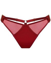 Bordelle - Signature Mesh Adjustable-Strap Briefs - Lyst