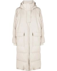 Brunello Cucinelli - Hooded Padded Coat - Women's - Polyester/cotton/polyamide/polyesterfeather Downnylon - Lyst