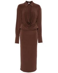 ANDAMANE - Lilia Long-Sleeve Maxi Dress - Lyst