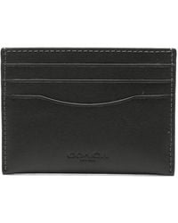 COACH - Logo-Embossed Leather Cardholder - Lyst