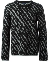 Lanvin - Sweatshirt Aus Jacquard-Strick - Lyst