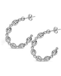 Desmo - Crystal Hoop Earrings - Lyst