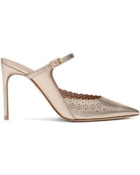 Malone Souliers - Bardot Broderie-Detail Mules - Lyst