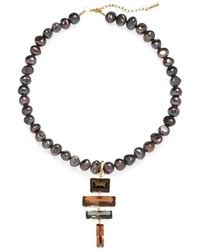 Jennifer Behr - Selma Pearl Necklace - Lyst