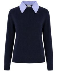 Liu Jo - Pull À Détail En Popeline - Lyst