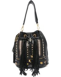 La Carrie - Jungle Bucket-Tas Met Kwastje En Studs - Lyst