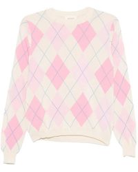 ViCOLO - Argyle-Pattern Sweater - Lyst