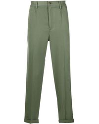 Vince - Turn-up Tapered Trousers - Lyst