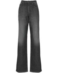 D.exterior - Faded Straight-Leg Jeans - Lyst