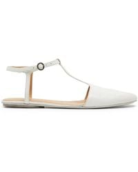 Marsèll - Distesa Leather Flat Pumps - Lyst