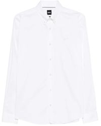 BOSS - Overhemd Met Geborduurd Logo - Lyst