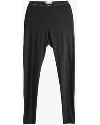 Yohji Yamamoto - Logo-Waistband Leggings - Lyst