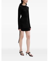 La Mania - Faith Ribbed-Knit Mini Dress - Lyst
