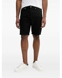 Calvin Klein - Pantalones Vaqueros Cortos Con Parche Del Logo - Lyst