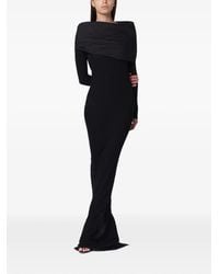 Entire studios - Cavalier Off-Shoulder Jurk Met Lange Mouwen - Lyst