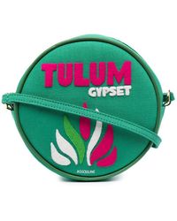Olympia Le-Tan Tulum Round Shoulder Bag - Green