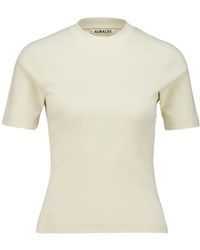 AURALEE - Raglan-Sleeve T-Shirt - Lyst