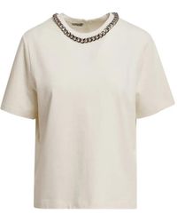 Essentiel Antwerp - T-Shirt À Détail De Chaîne - Lyst