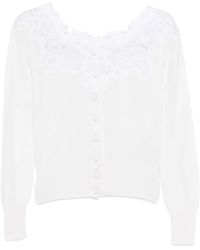 Ermanno Scervino - Lace Cardigan - Lyst