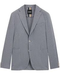 BOSS - Blazer Con Motivo Pied-De-Poule - Lyst