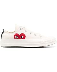 COMME DES GARÇONS PLAY - X Converse Red Heart Chuck Taylor '70 Low Sneakers - Lyst