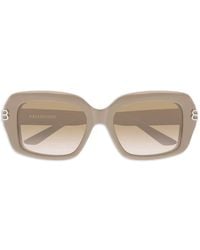 Balenciaga - Logo-Detail Sunglasses - Lyst